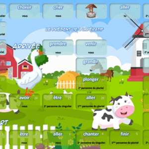 Jeu de plateau - Conjugaison - CE2/CM - Le présent de l'impératif